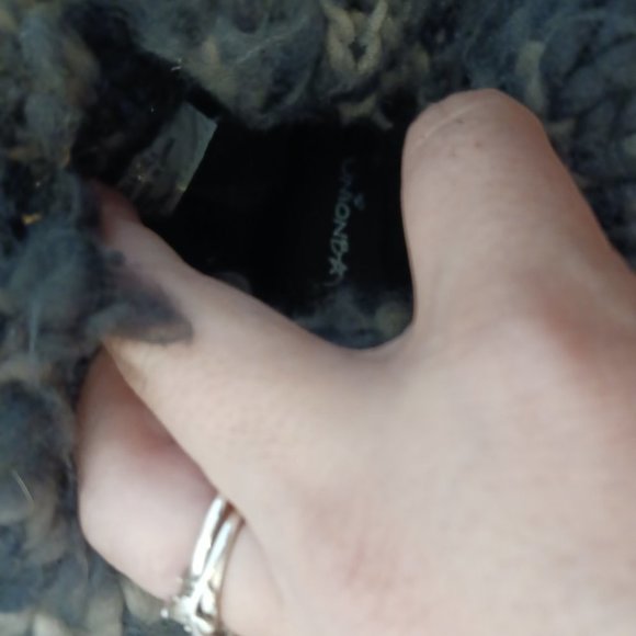 UNIONBAY Women's Stockholm Fashion  Sweater Ankle Bootie Boot Black Suede Size 9 - Picture 5 of 6